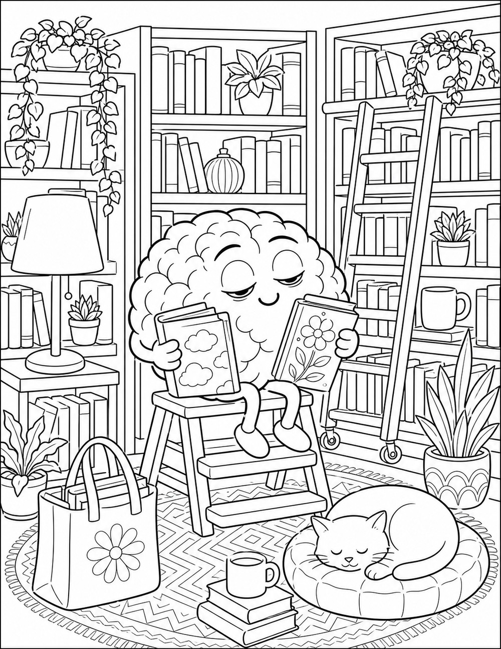 Medium sample coloring page